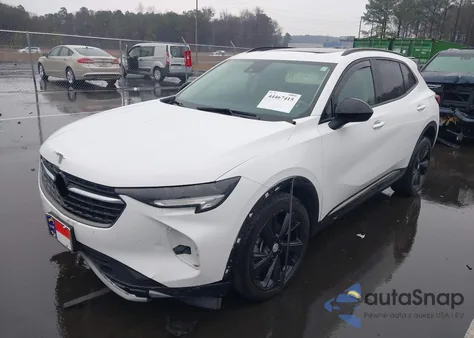 2021 Buick Envision Awd Essence z USA, uszkodzony, nr VIN LRBFZPR44MD082567